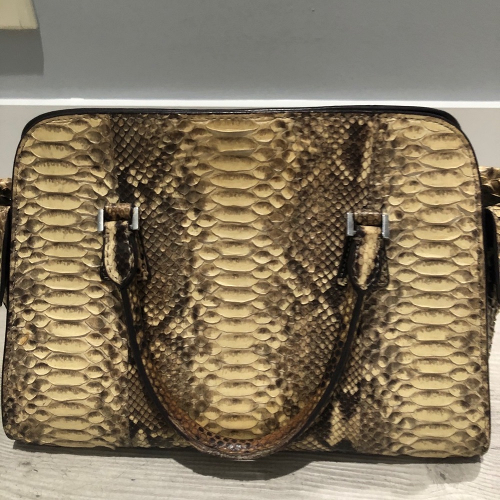 Gia Python Satchel - image 6